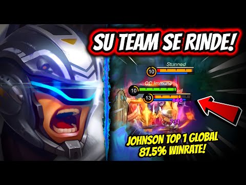 CEDXVI HAS TO CARRY A TEAM THAT WANTS TO LOSE! JOHNSON TOP 1 GLOBAL 83.2% WINRATE! | MOBILE LEGENDS