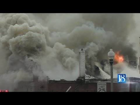 Multiple departments called to fight downtown Brookston fire