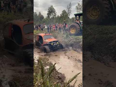 Fusca 4x4 derretendo no atoleiro da trilha em Portão- RS #trilha