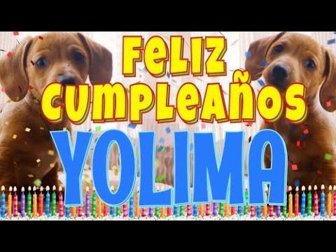 ¡Feliz Cumpleaños Yolima! (Perros hablando gracioso) ¡Muchas Felicidades Yolima!