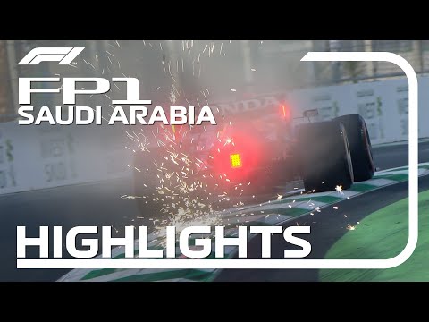 F1 第21戦サウジアラビアGP FP1ハイライト動画