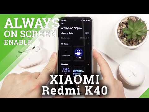 How to Turn Off Always Off Display in XIAOMI Redmi K40 - Deactivate Always On Display