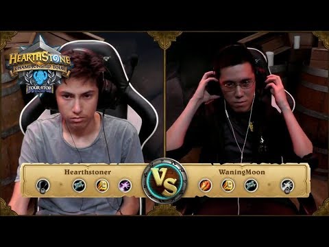 Hearthstone Championship Tour Sydney Stop 2018 | Hearthstoner vs WaningMoon - DAY 1
