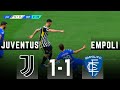 Juventus VS Empoli 1-1  | SERIE A 2024 | SIMULAZIONE E PUNTEGGIO LIVE #juventus