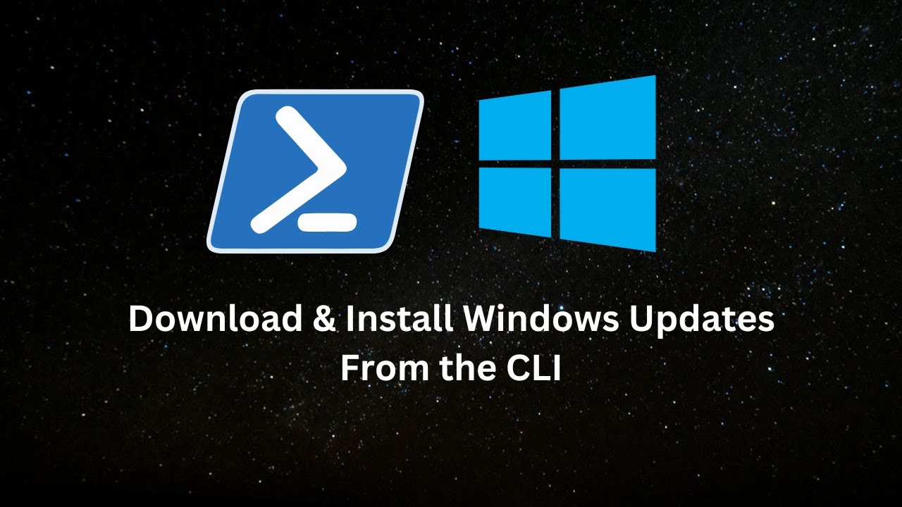 Download and Install Windows Updates from the CLI With PowerShell