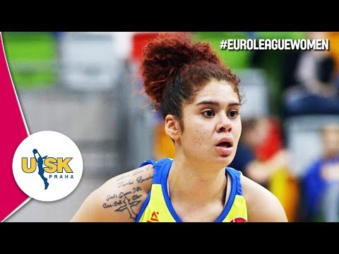 Amanda Zahui with a BIG double-double (27pts. 11reb.)