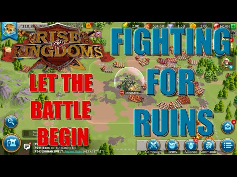 Fighting for Ruins begin - 1 man army - Let the battle begin - Rise of Kingdoms
