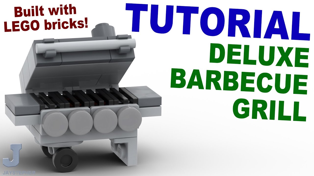 LEGO Tutorial On How To Build A Deluxe Barbecue Grill