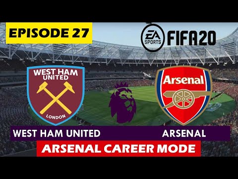 West Ham United vs Arsenal (Premier League) - Arsenal FC (Career Mode) Episode - 27