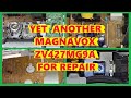 YET ANOTHER MAGNAVOX DVD-VCR REPAIR ZV427MG9 SPILLS TAPE EATS TAPE