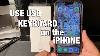 Use an External USB Keyboard on the iPhone