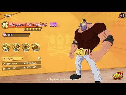 BURGESS (1ST CAPTAIN)  ANIMATIONS | OP: PIRATE DUEL |