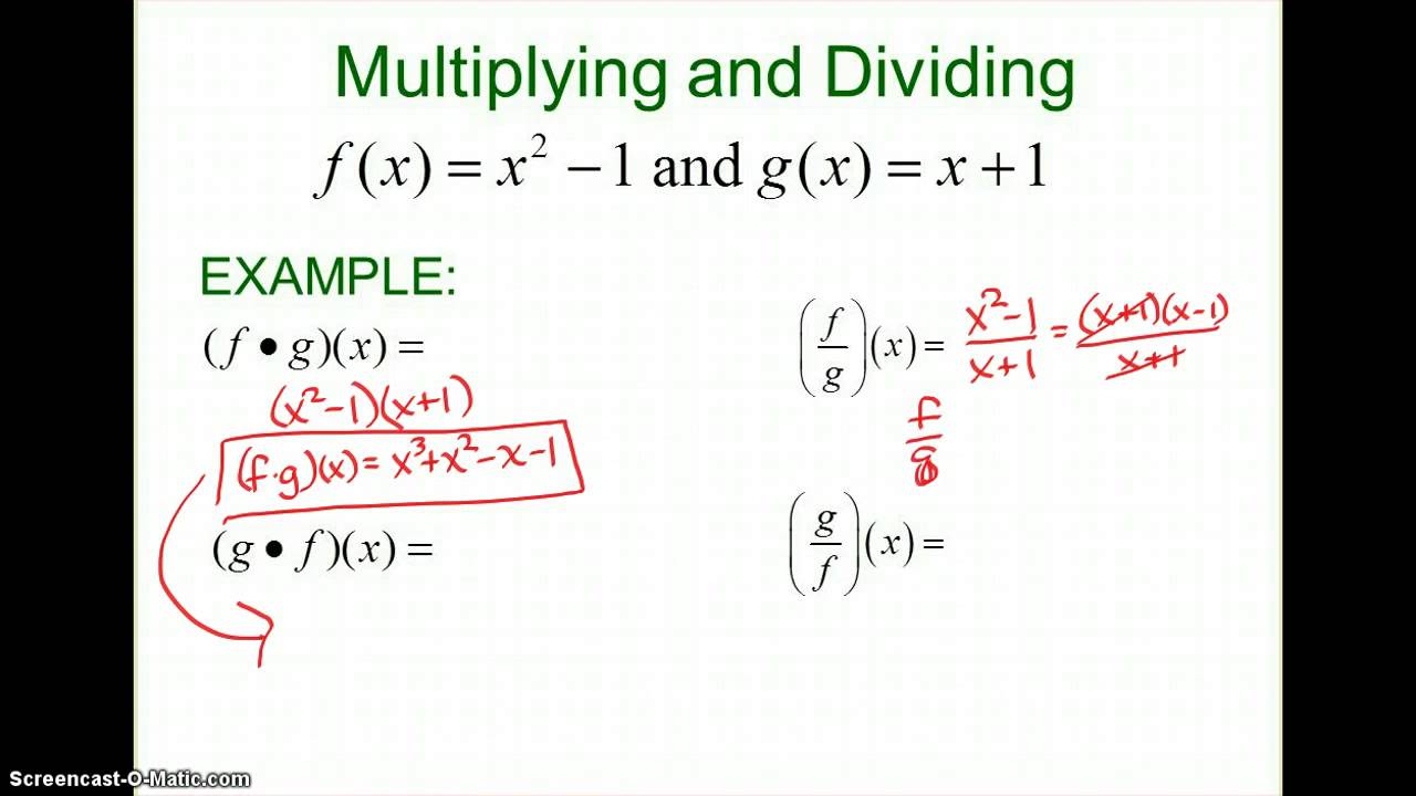 7-6 Function Operations