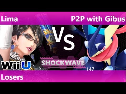SW 147 - Lima (Bayonetta) vs P2P with Gibus (Greninja, Lucario) Losers - Smash 4