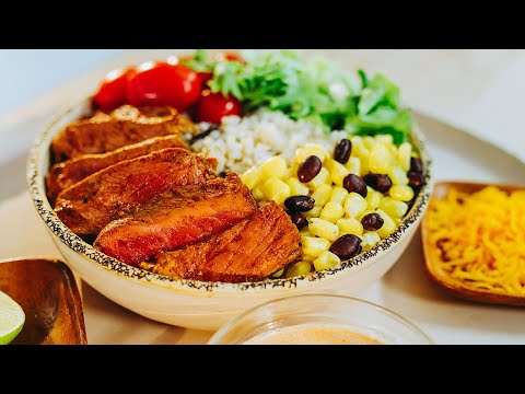 Recipe Tutorial - Mexican Steak Burrito Bowl