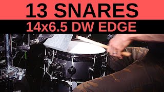 Video thumbnail for 14 x 6.5 DW EDGE Snare Drum (Processed + Raw Comparison) by Tobias Derer