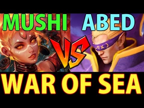 Mushi [Lina] vs Abed [Invoker] - Dota 2: War of SEA