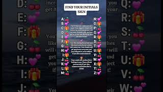Find your initials sign #shorts #initials #youtubeshorts