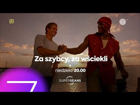 "Za szybcy za wściekli" już dziś w Siódemce!