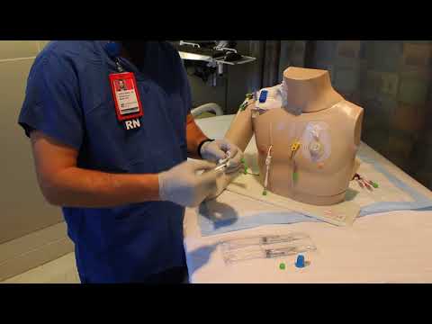 Drawing Blood Cultures from a Central Venous Access Device