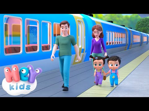 Das Zuglied, und mehr Lieder, um die Fahrzeuge zu lernen! 🚂🚗 | HeyKids - Kinderlieder TV