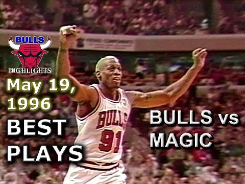 May 19 1996 Bulls vs Magic game 1 highlights