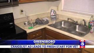 Greensboro veteran behind Craigslist ad receives home