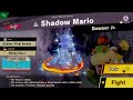Super Smash Bros Ultimate Shadow Mario W No Spirits Max Score Of 980 000