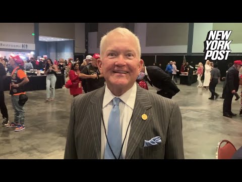 Former Congressmen Mark Foley at Palm Beach convention center for Trump party