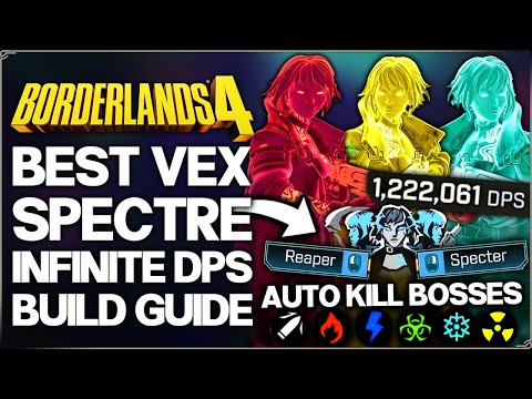 Borderlands 4 - New Best OP Vex Build - Dead Ringer Element Spectre is BROKEN - Delete Bosses Guide!