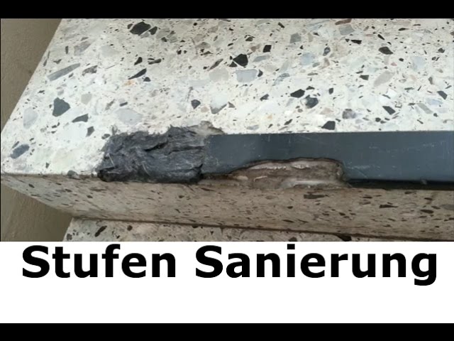 Stufenkanten aus Betonwerkstein sanieren in Berlin