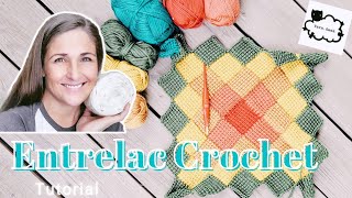ENTRELAC CROCHET IN THE ROUND TUTORIAL | Part 1