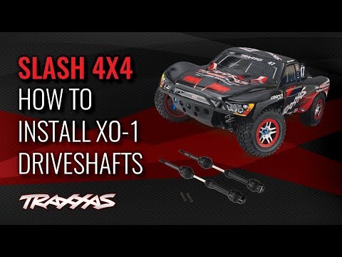 How to Install XO-1 Driveshafts on the Slash 4X4 | Traxxas Support