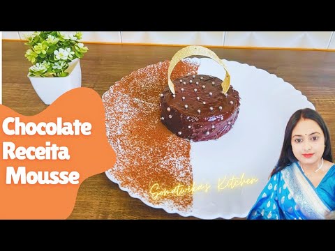 Chocolate Receita Mousse #Cakemaking  #Mousse #Cake #Cakedecor #Chocolatecake #chocolatetart