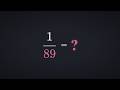 The Strangest Fraction in Mathematics.