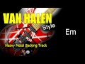 Heavy Metal Van Halen Style Guitar Backing Track ...