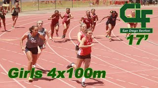 17' CIF SD T&F Finals-Girls 4x100m