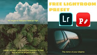 HOW TO ADD CINEMATIC CAPTION ON YOUR PHOTO(FREE LIGHTROOM COFFEE TINT PRESET/DNG IN THE DESCRIPTION)