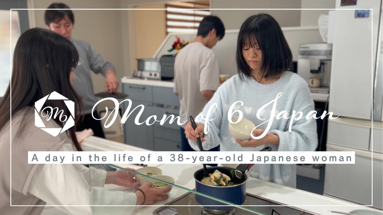 【Daily life in Japan】Mom of 6 kids | A day in the life of a 38-year-old mother |