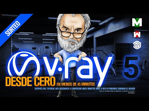 ⚡⚡⚡VRAY 5 SketchUp from Scratch | Spanish Tutorial | in Under 45 Minutes | Exterior Interior Next