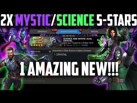2X Mystic/Science Dual Class 5-Star Crystal Opening - 🔥🔥🔥 PULL!! - Marvel Contest of Champions