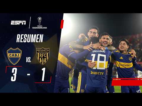 Video: BOCA GOLEÓ A RECOLETA Y SUEÑA CON LOS CUARTOS DE LA SUDAMERICANA