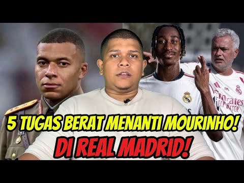 Mourinho Perlu Selesaikan 5 Masalah Besar Di REAL MADRID‼️