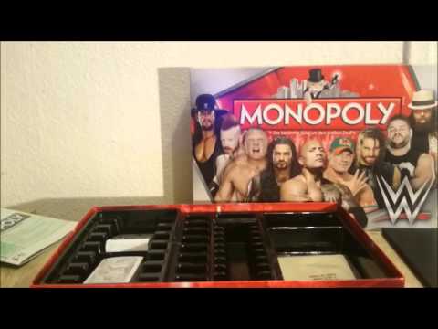 Unboxing Monopoly WWE Edition