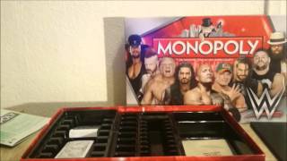 Unboxing Monopoly WWE Edition