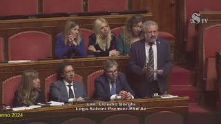 BORGHI A MELONI: "PAGHIAMO 1 MILIARDO DI SANZIONI ALL'EUROPA OGNI ANNO, BASTA DIKTAT DA BRUXELLES"