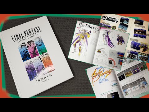 FINAL FANTASY Ultimania Archive Volume 1 (FFI-VI) 💥 -Artbook-
