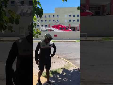 Trasladaron de urgencia a una paciente desde Jáchal hasta el Hospital Rawson