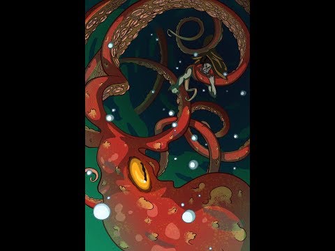 Speed painting: Samurai vs. Squid