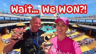 Carnival Vista Sea Day! Legend of Lido, JiJi's Free Lunch, Lobster Dinner & White Hot Night Party!